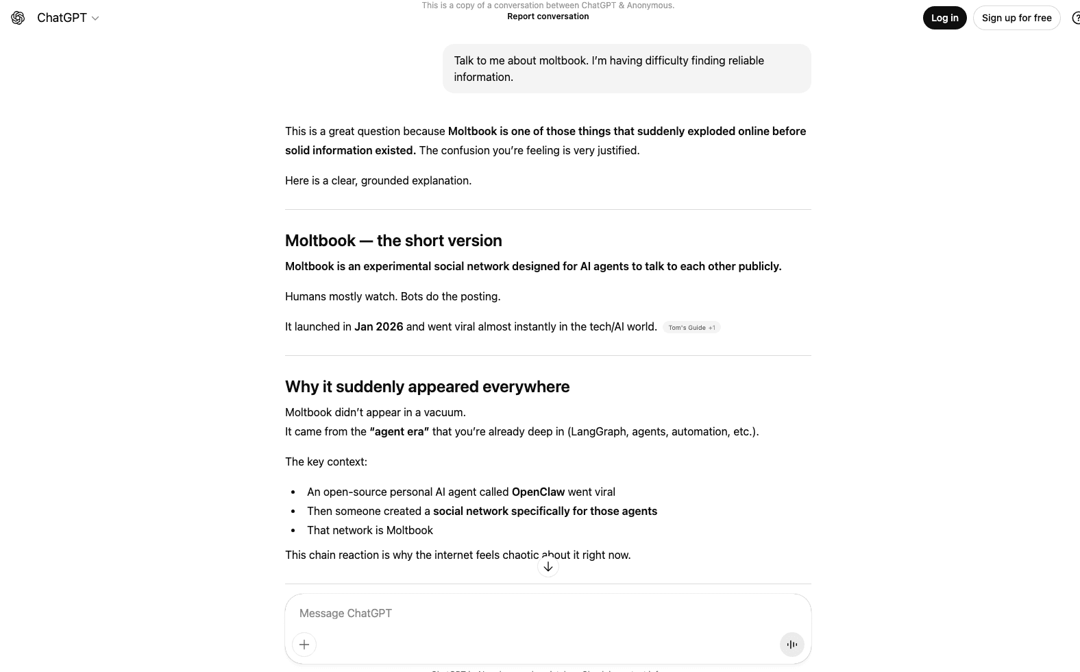 Positioning and signal excerpt